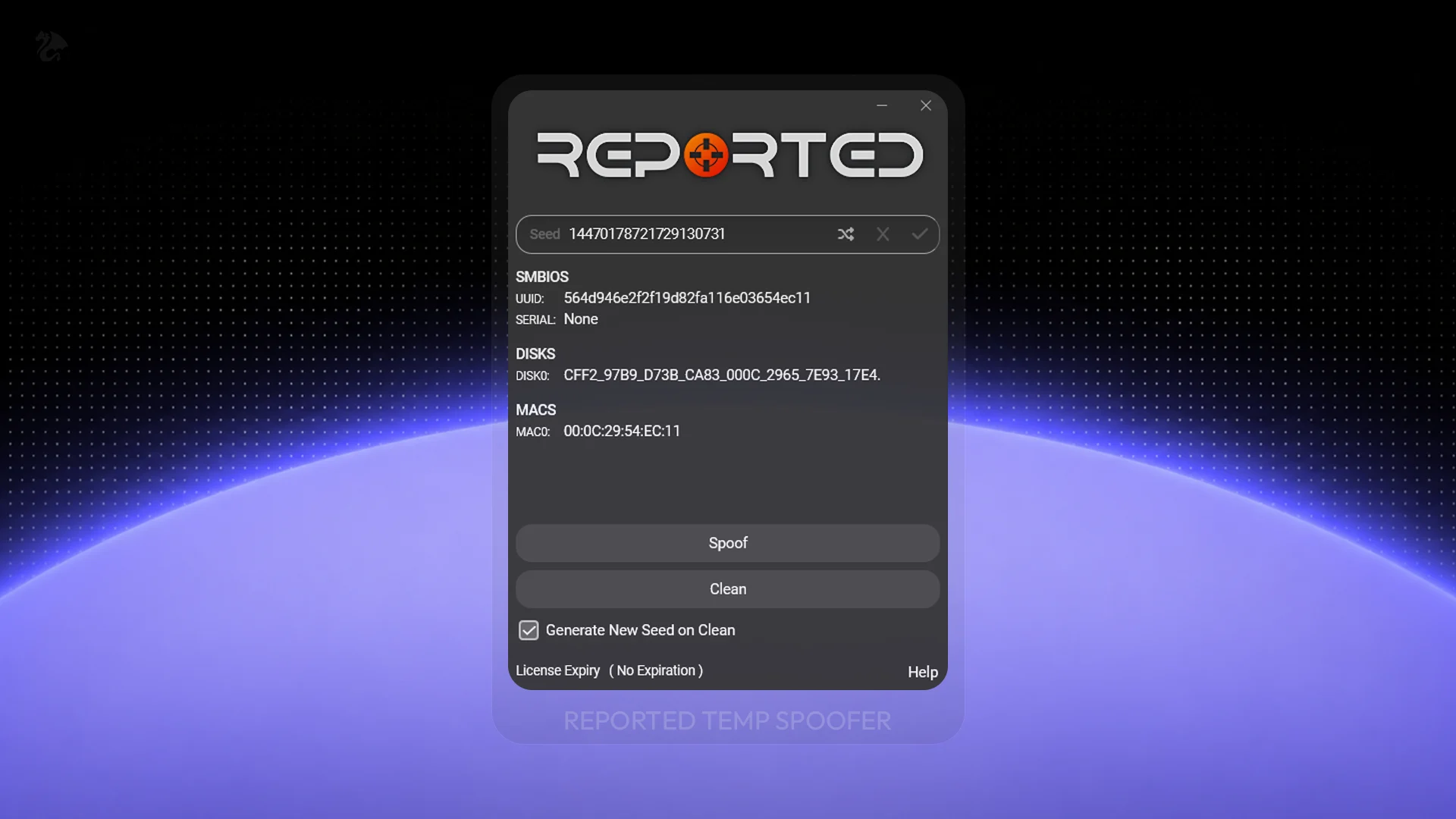 Reported - Temp Spoofer